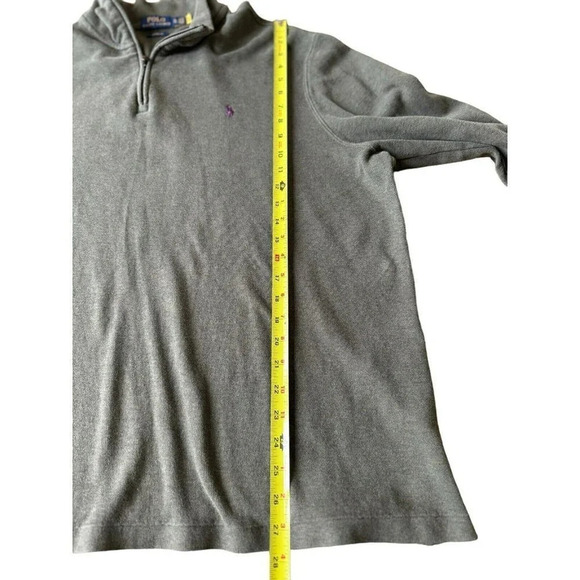 Polo Ralph Lauren Sweater Mens XL Pullover Green Purple Estate Rib Extra Large - Picture 3 of 5